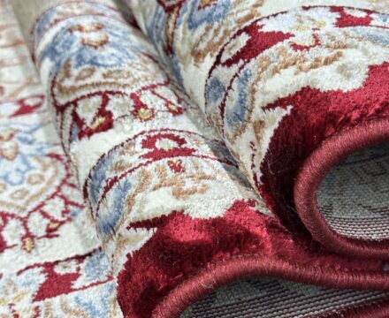 00633A_BURGUNDY / BEIGE FDY