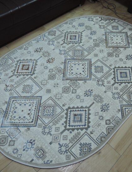 Овальный ковёр Selin  3123A_CREAM_CREAM, Турция
