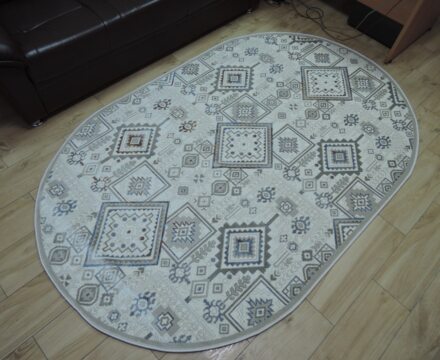 Овальный ковёр Selin  3123A_CREAM_CREAM, Турция