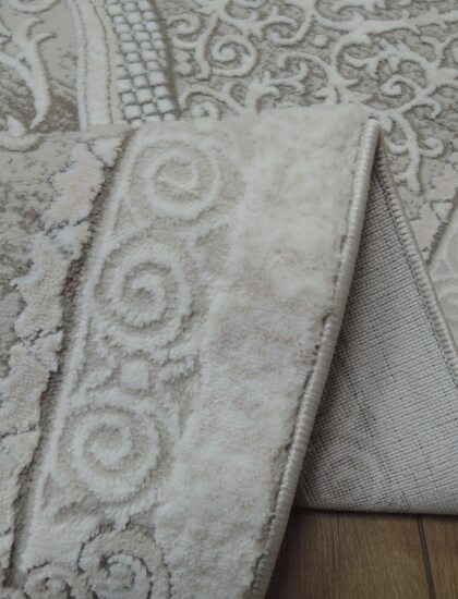 Квадратный ковёр Palmira 2539A_CREAM_CREAM, Турция