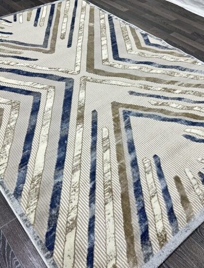 D037A_CREAM SHIRINK / BLUE FDY