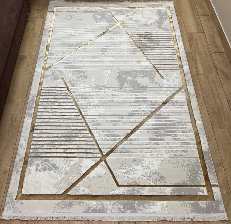 Прямоугольный ковёр Hilton 5965A_BEIGE_BEIGE, Турция