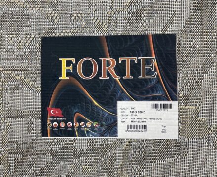 Прямоугольный ковёр Forte 6233A_MUSTARD_MUSTARD, Турция