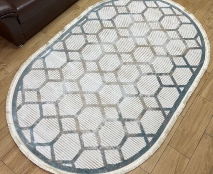 Овальный ковёр Linda  4268A_BLUE_BLUE, Турция