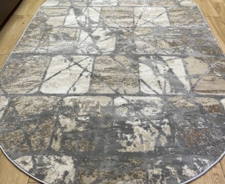 Овальный ковёр Atlas 3661A_BEIGE_GREY, Турция