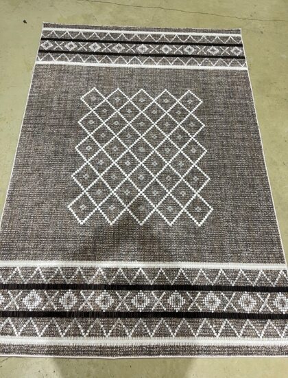 Прямоугольный ковёр Effero  A513BD_L_BROWN_GREY, Турция