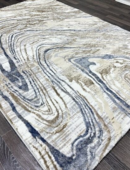 D065A_CREAM SHIRINK / BLUE FDY