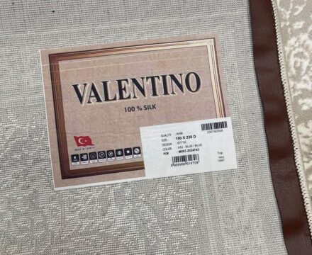 Прямоугольный ковёр Valentino + vigo 6771A_BLUE_BLUE, Турция
