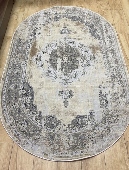 Овальный ковёр Panda  BB336A_L_GREY_C_BEIGE, Турция