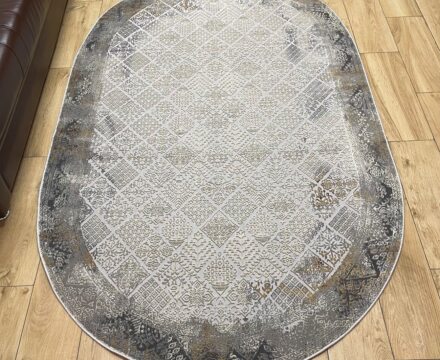 Овальный ковёр Panda  A1382A_IVORY_TILE, Турция