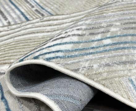 B048A_BLUE FDY / BEIGE SHRINK