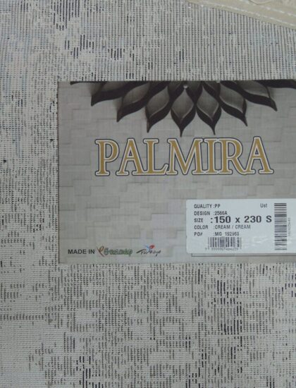 Круглый ковёр Palmira 2566A_CREAM_CREAM, Турция