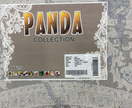 Овальный ковёр Panda  BB332A_L_GREY_C_BLUE, Турция