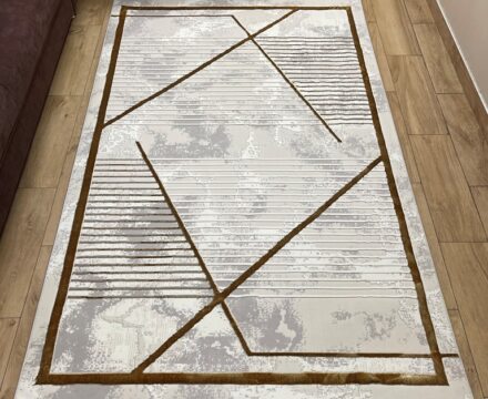 Прямоугольный ковёр Hilton 5965A_BEIGE_BEIGE, Турция