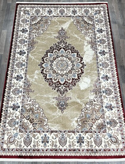 00633A_BURGUNDY / BEIGE FDY