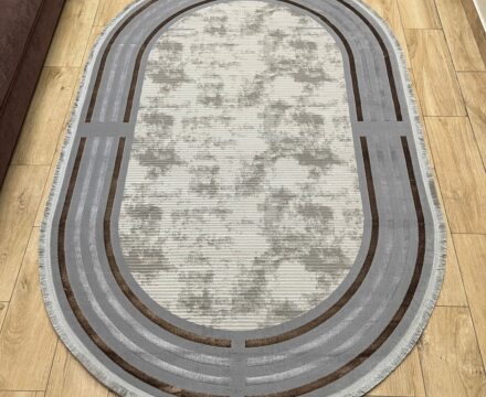 Овальный ковёр Liza 6377A_GREY_GREY, Турция