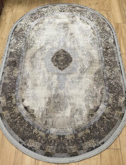 Овальный ковёр Liza 6369A_BEIGE_BEIGE, Турция