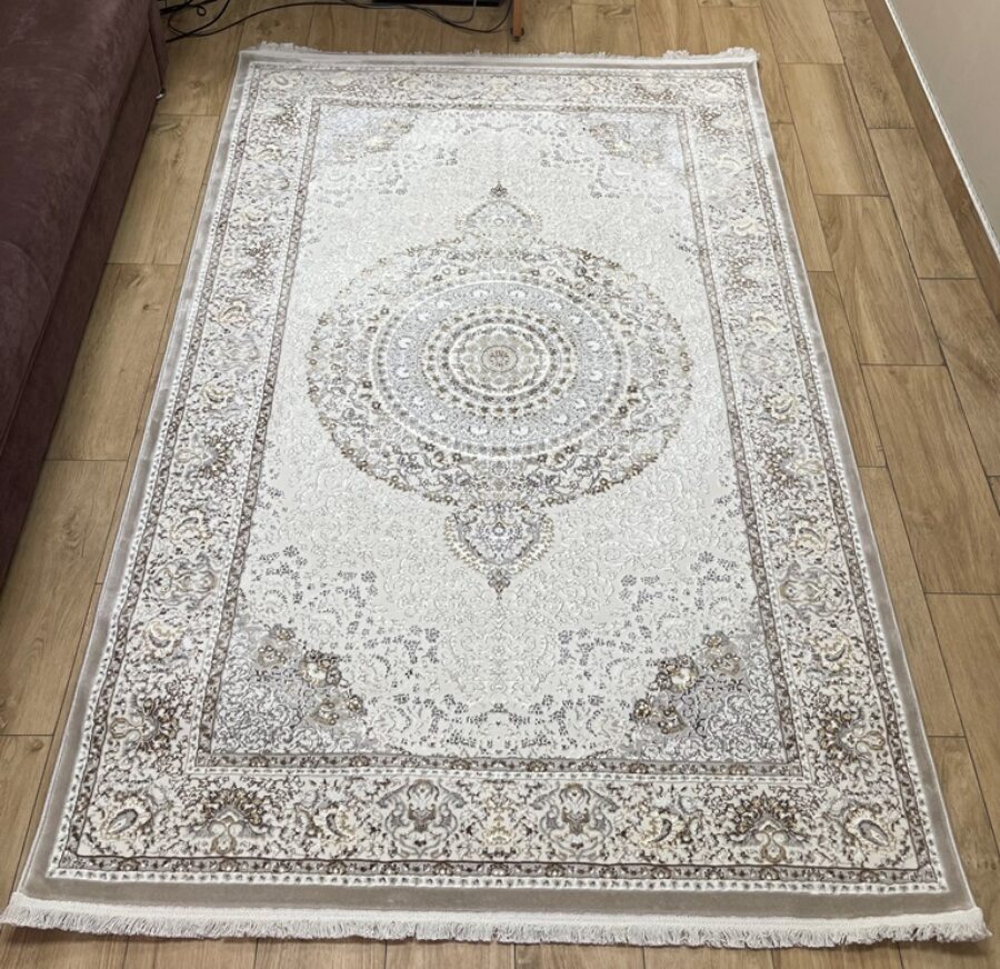 Овальный ковёр Hilton 5297K_BEIGE_BEIGE, Турция