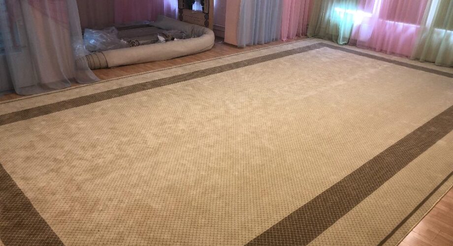 Укладка, монтаж и сварка коврового покрытия большого размера в Москве, Южное Бутово