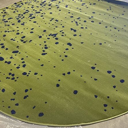 Спецзаказ: изготовление круглого ковра для выставки