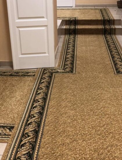 Замена ковровой дорожки в здании Генеральной прокуратуры РФ на Петровке.