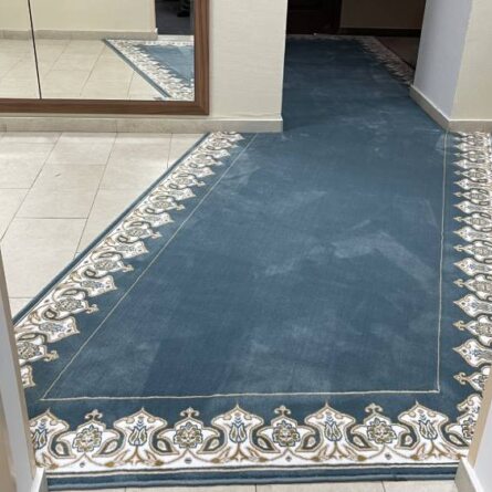 Изготовление и монтаж ковра неправильной формы