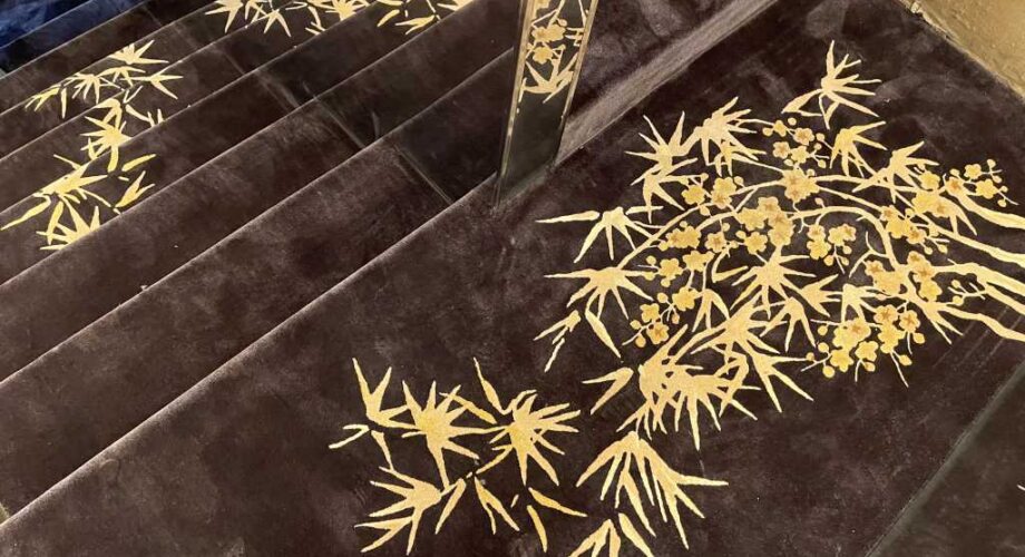 Индивидуальное производство коврового покрытия по эскизу дизайнера и монтаж