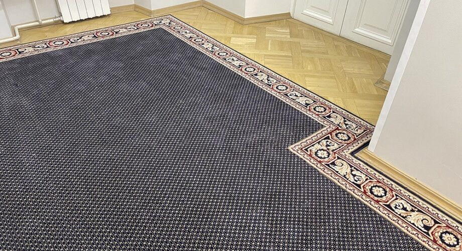 Укладка и монтаж ковровой дорожки в Академии русского балета имени Вагановой