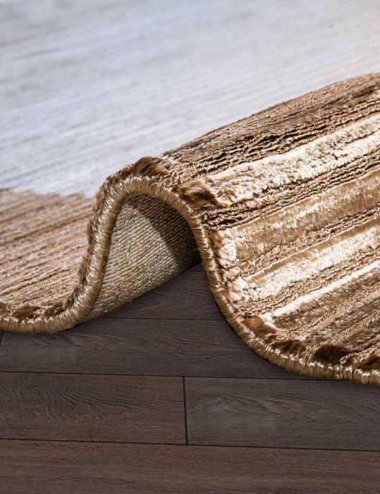 BORDER BANANA SILK LOOP&CUT HL 724 - BROWN-SILVER фото 3