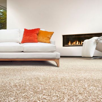 Кремовый ковролин