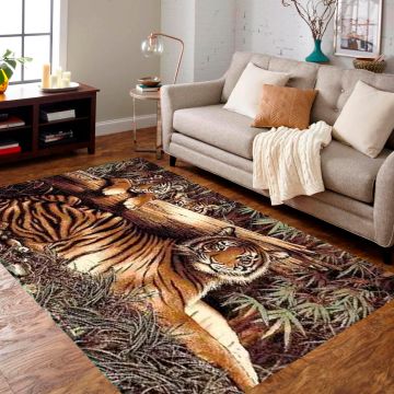 Люберецкий ковер с тиграми 