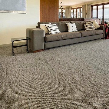 Серый ковролин в интерьере