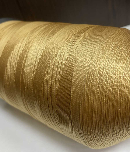 Лавсановая нить для оверлока бежевая Вторичная фото 2