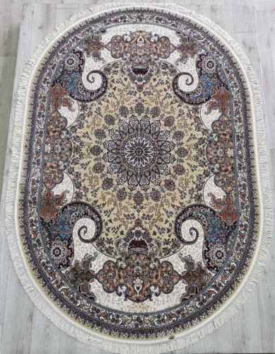 Abrishim 36165A OVAL BEIGE / BEIGE