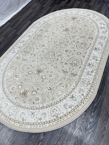 Ковер Iran collection A067A_LIGHT BEIGE SHRINK / LIGHT BEIGE SHRINK o, из полиэстера, кремовый, 1,2×1,8, фото 7
