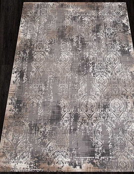 Прямоугольный ковер из синтетики 04078c - grey / brown | Турция