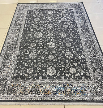 Прямоугольный ковер из акрила 0955A_B.ANTHRACITE_B.C.GREY | Турция