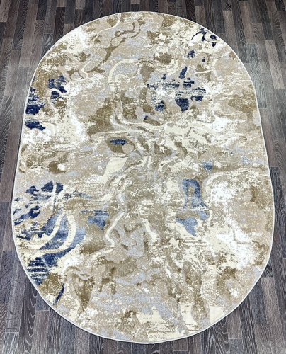 Semnan D070B_CREAM SHIRINK / BLUE FDY-овал