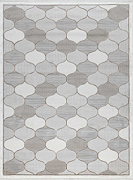 Прямоугольный ковер из полиэстера 51358a-stan-beige-beige | Турция