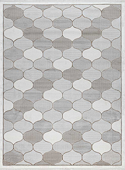 Прямоугольный ковер из полиэстера 51358a-stan-beige-beige | Турция