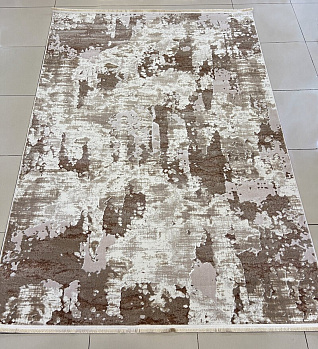 Прямоугольный ковер из полиэстера 0041A Beige / Beige | Турция