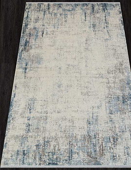 Прямоугольный ковер из акрила a100aa - grey / blue | Турция
