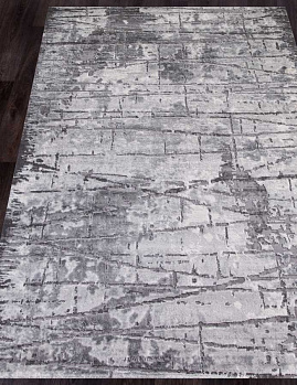 Прямоугольный ковер из синтетики 03752a - grey / grey | Турция