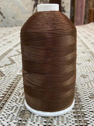 Лавсановая для оверлока коричневая Вторичная