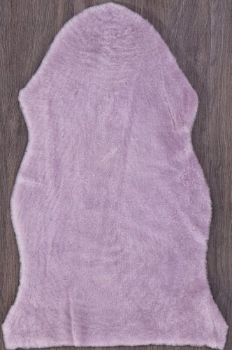 мутон sheepskin sheepskin 55x95 - сиреневый прямоугольник