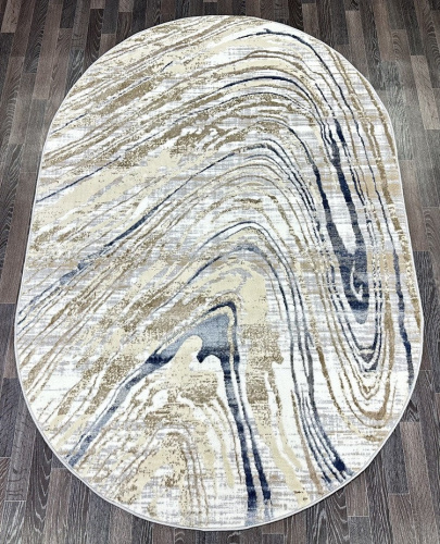 Semnan D065A_CREAM SHIRINK / BLUE FDY-овал