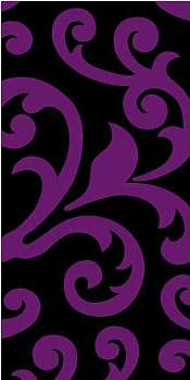 Ковровая дорожка Sunrise V809 BLACK-VIOLET