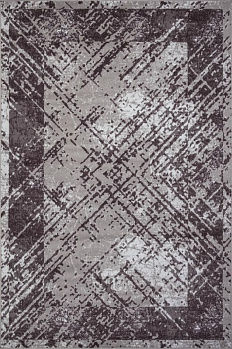 Прямоугольный ковер из синтетики f391 - gray | Россия