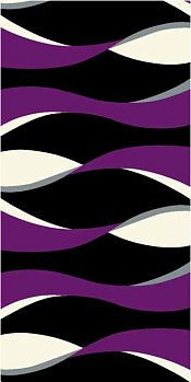 Ковровая дорожка из синтетики Sunrise V811 BLACK-VIOLET | Россия
