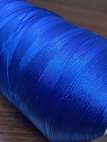 Лавсановая нить для оверлока  синяя Вторичная фото 2